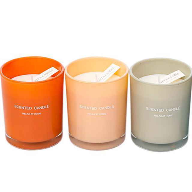 Unique Shiny Romantic Glass Candle Jar