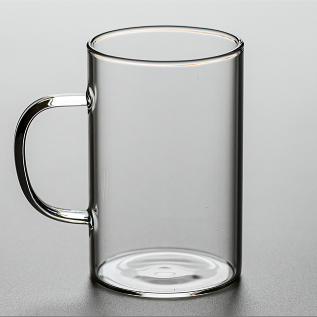 Yellow Creative Glass Tea Water Cup