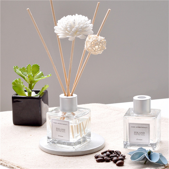 Glass Reed Diffuser Bottle With Reed Diffuser Sticks