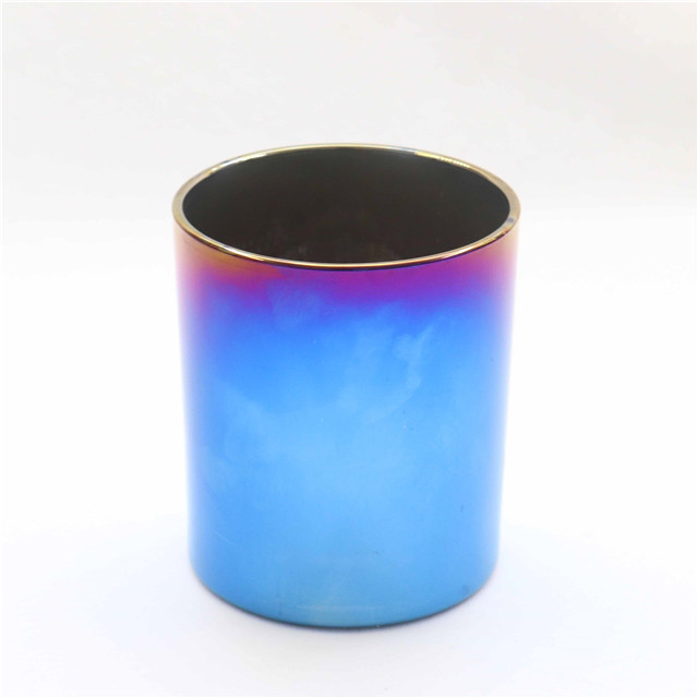 Electroplated Metal Candle Jar For Decoration