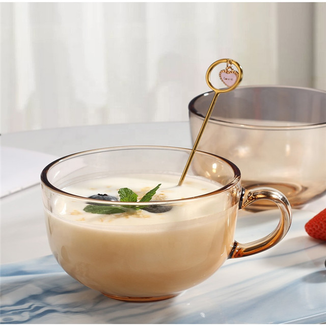 Amber Transparent Customized Creative Yogurt Cup