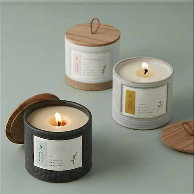 Luxury Ceramic Modern Decoration Candle Container