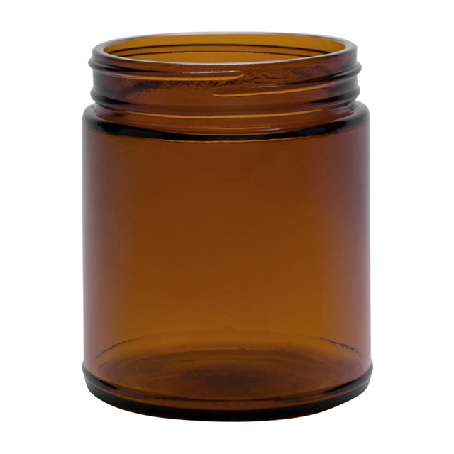 Custom Amber Candle Jar With Lid
