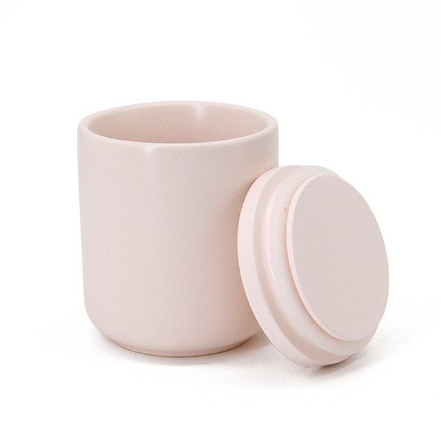Custom Scented Round Ceramic Candle Jar