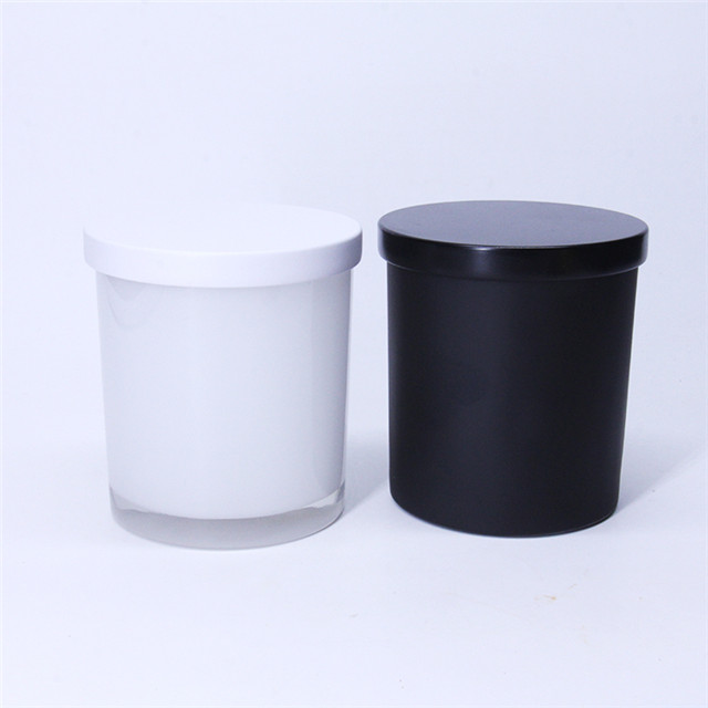 Factory Matte Black Decor Candle Jar