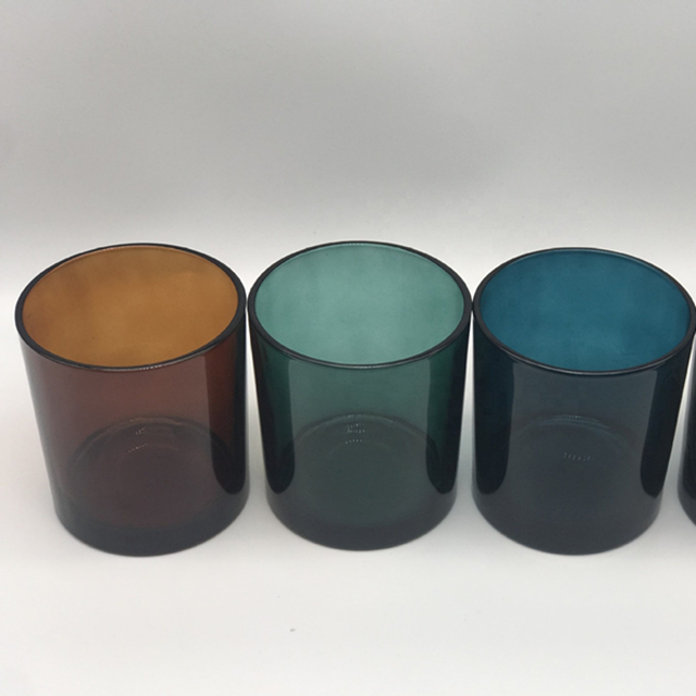Decorative Small Black Classic Candle Container
