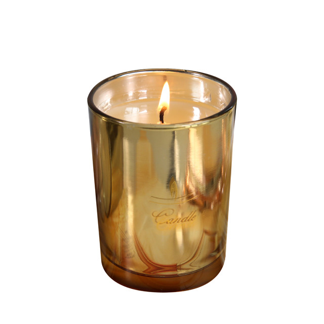  Heat Resistant Plating Gold Candle Jar